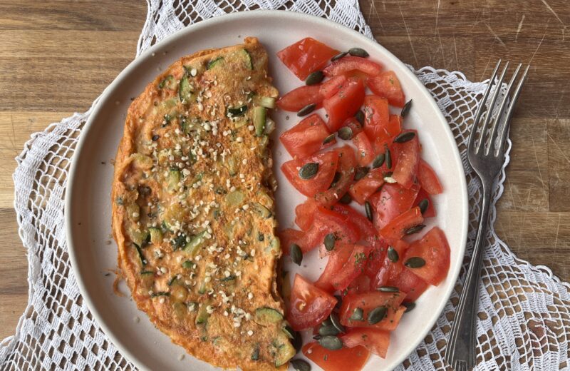Courgette Omelette