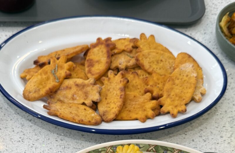 Sweet Potato Crackers